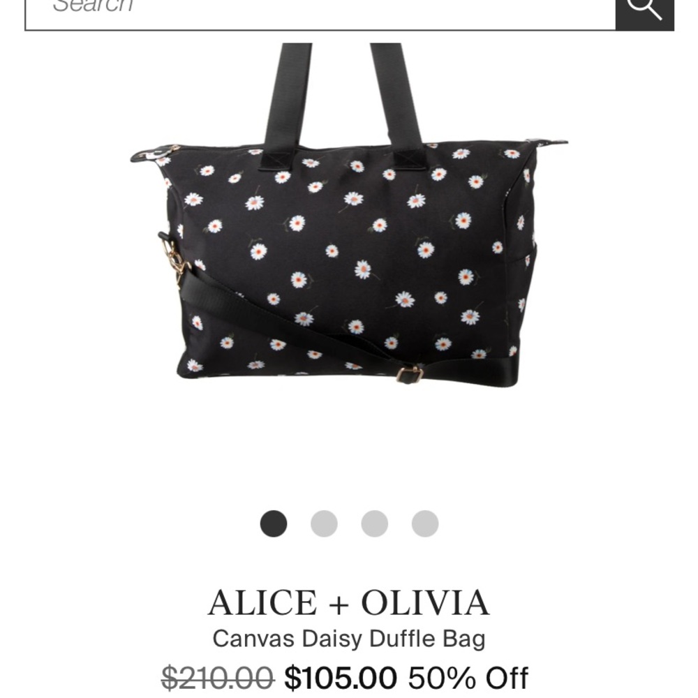 Alice & Olivia travel bag